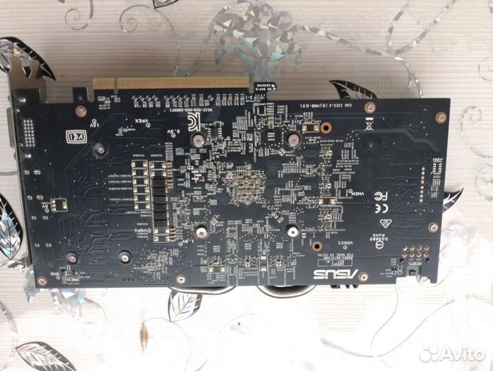 Видеокарта rx580 8gb asus