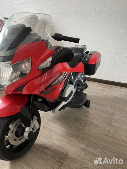 Электромобиль мотоцикл BMW детский