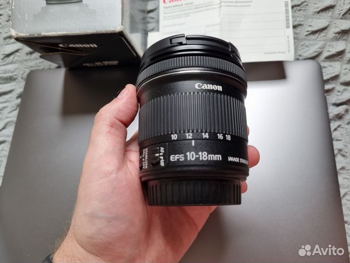 Объектив Canon 10-18 STM