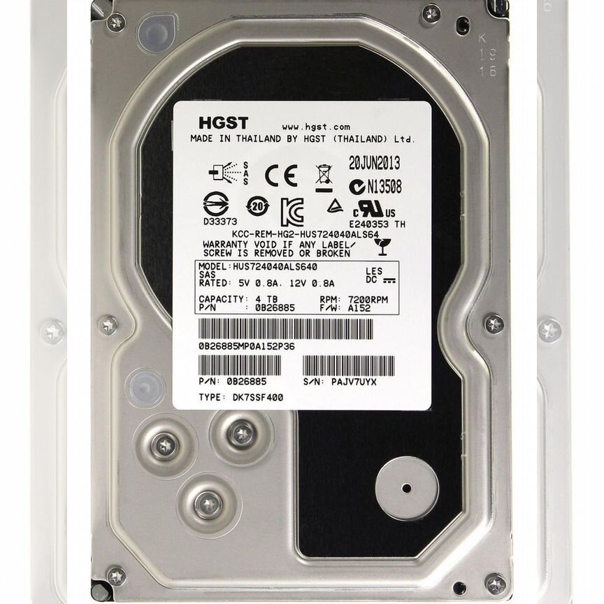 [HUS724040ALS640] Жесткий Диск Hitachi 4tb Sas 3,5 Hus724040als640