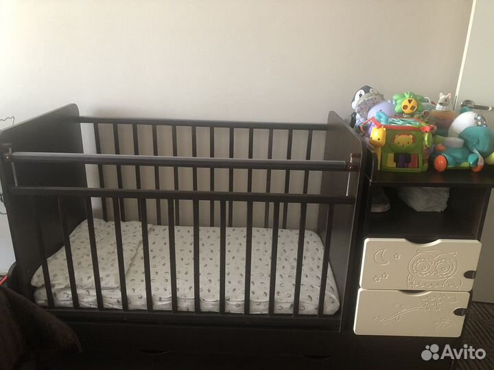 Детская кроватка-трансформер Indigo Соната