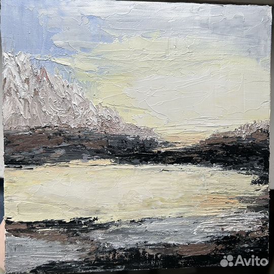 Картина абстракция акрил 