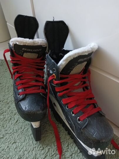 Хоккейные коньки бауэр