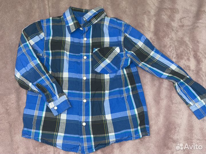 Рубашки на мальчика 4-5 леи