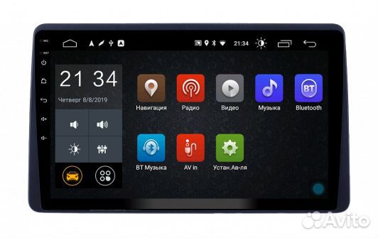 Магнитола Parafar Renault Duster 2020+ Android