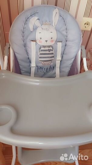 Детский стульчик для кормления happy baby