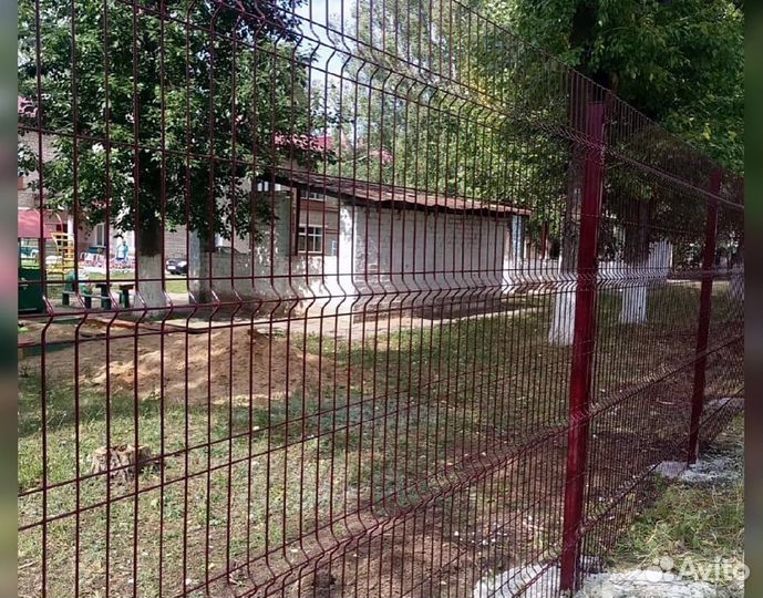 Забор из 3д сетки