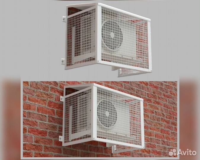 Антивандальная защита,решётка кондиционера фасадна