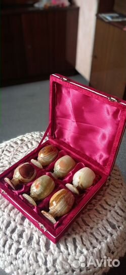 Стопки из оникса (набор 6 шт)