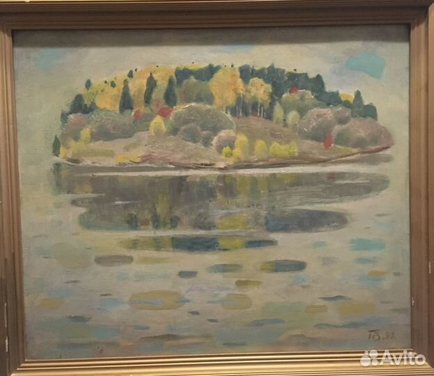 Картина Одинокий остров, Павлов В.В., 1999