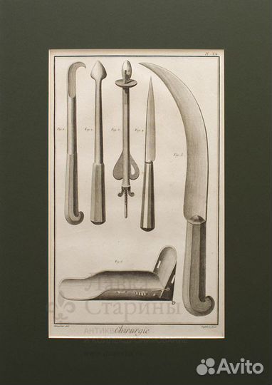 Старинная гравюра «Хирургия» - 22