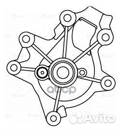 Насос водяной для а/м Toyota Corolla (13) /RAV 4