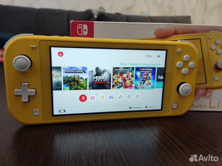 Прошитая новая Nintendo Switch Lite 160Gb+игры