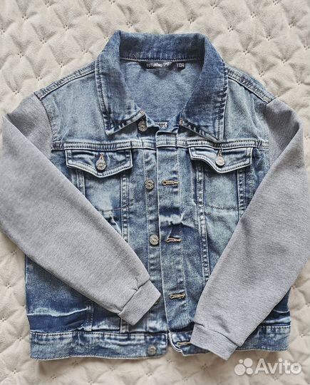 Джинсовая куртка для мальчиков 134р