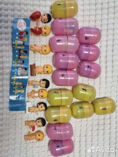 Фигурки из шоколадных яиц Love is