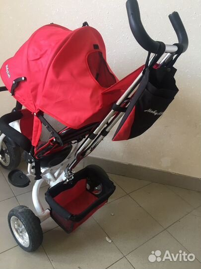 Детский велосипед с родительской ручкой