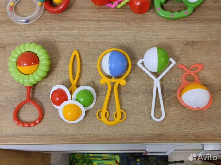 Игрушки погремушки пакетом