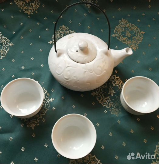 Чайник заварочный с пиалами