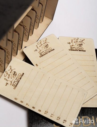 Лешбокс деревянный и 20 планшетов