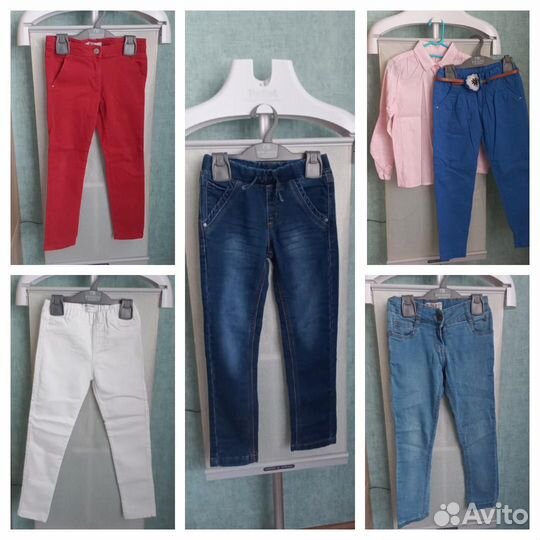 Большой пакет одежды для девочки