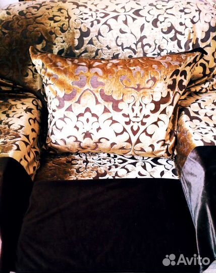 Дивандеки бархат Италия Believe Homextile 7 предм