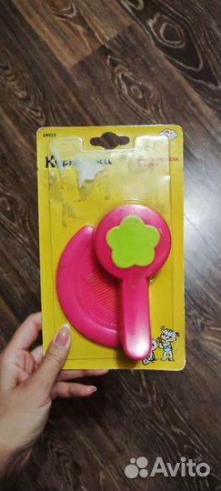 Набор детский: расческа и гребешок