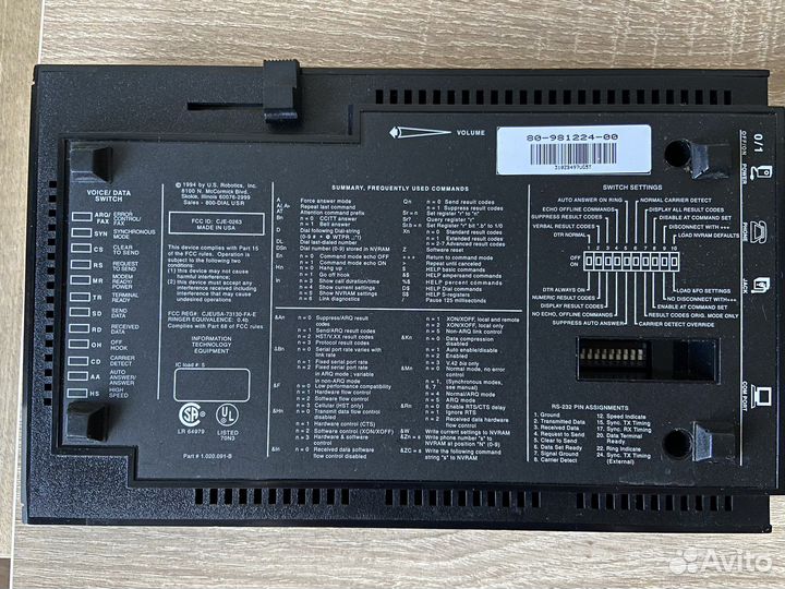 Модем US Robotics Courier