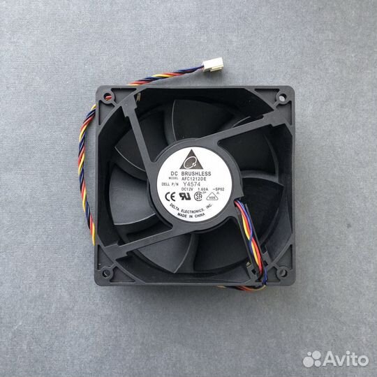 Вентилятор delta AFC1212DE Y4574 1.60A 4 pin