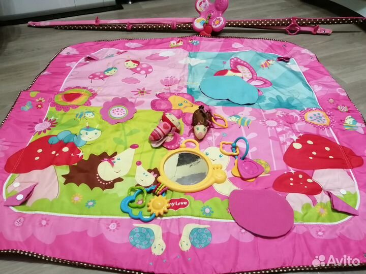Развивающий коврик tiny love принцесса