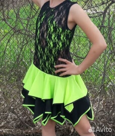 Платье для бальных танцев тренеровочное