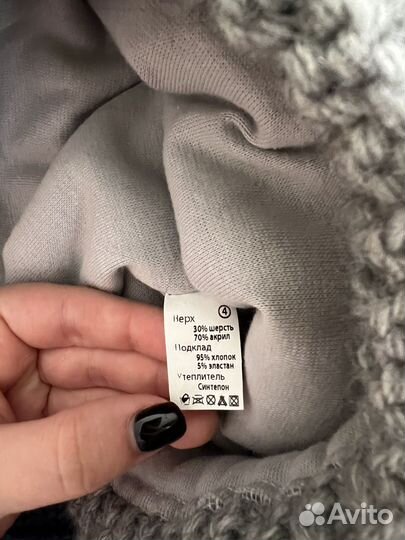 Зимняя детская шапка и снуд