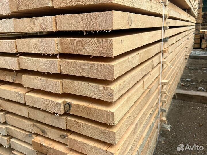 Доска обрезная 40х200х6000мм ГОСТ