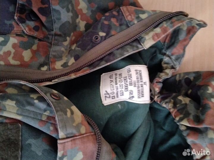 Камуфляжный костюм с пилоткой