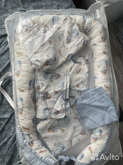 Кокон для новорожденных ручной работы