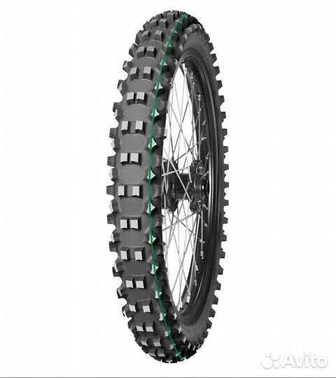 Mitas 90/100-21 Terra Force-MX MH зеленая полоса