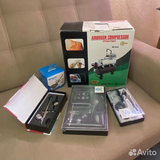 Аэрограф с компрессором AS186 ophir PRO