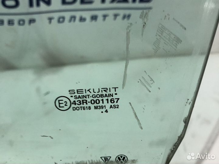 Стекло двери Volkswagen touareg