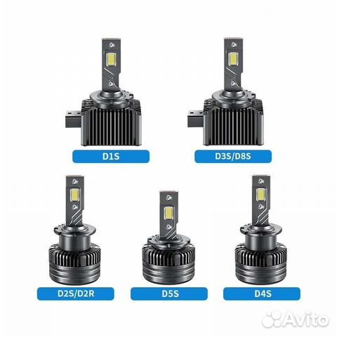 Самые мощные лед лампы вместо ксенона d1s, d2s