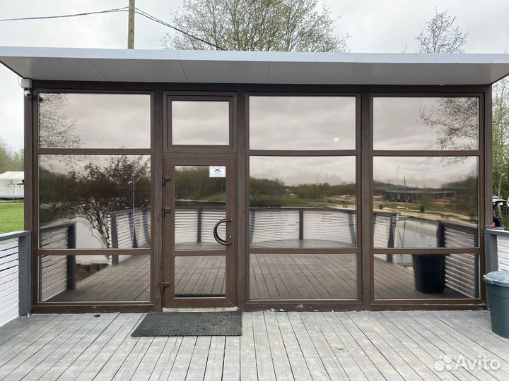 Бронзовая тонировка окон, стекол и балконов