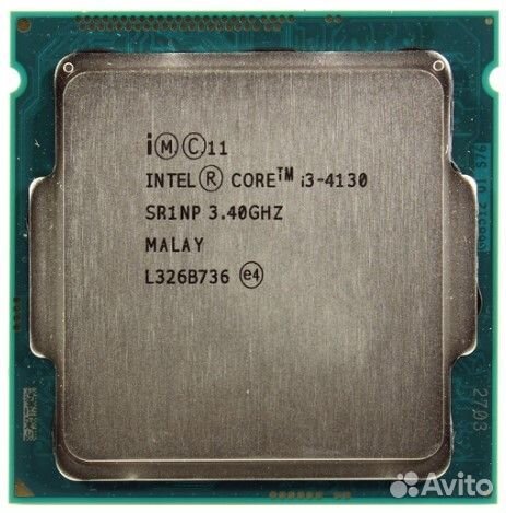 Процессор intel i3-4130