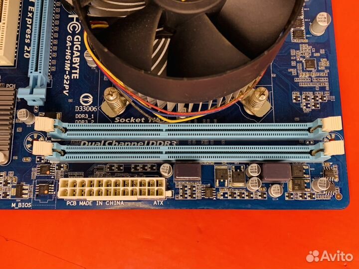 Материнская плата S1155 Gigabyte GA-H61M-S2PV DDR3