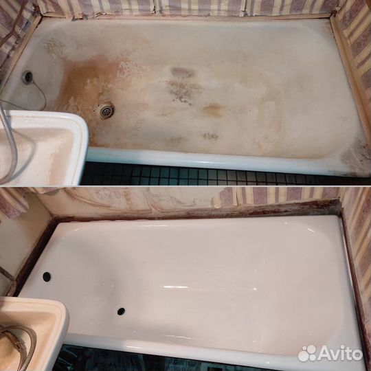 Реставрация ванн акрилом в Москве