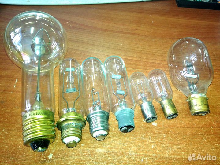 Лампы накаливания Фотоэлементы