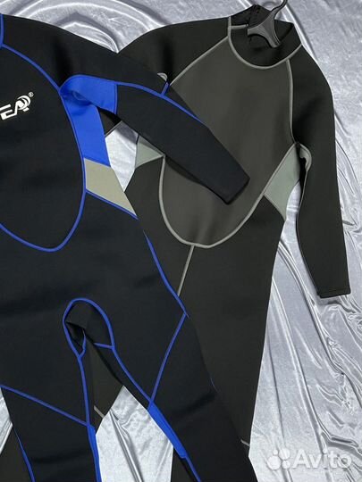 Гидрокостюм мужской длинный новый 3 мм