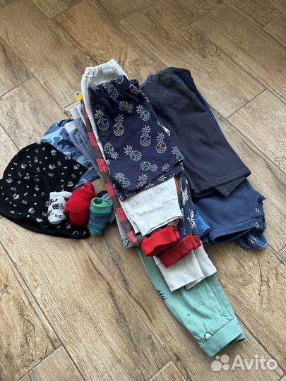 Детские вещи пакетом на мальчика 80 86