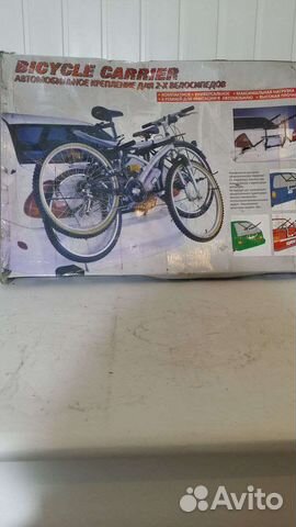 Крепление 2х велосипедов на автомобиль, новое