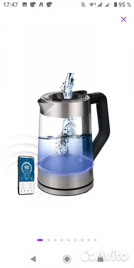 Новый чайник Polaris PWK 1725cgld wifi IQ Home