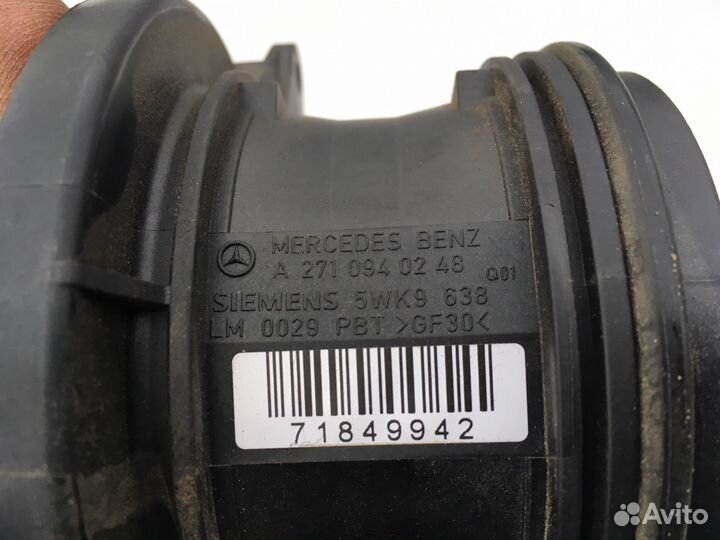 Расходомер воздуха Mercedes Benz W203 A2710940248