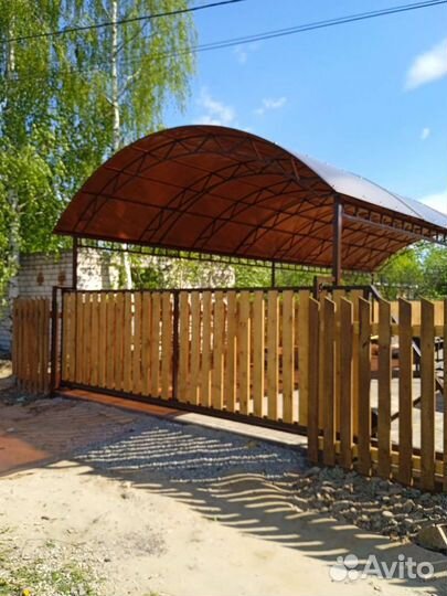 Откатные ворота под ключ