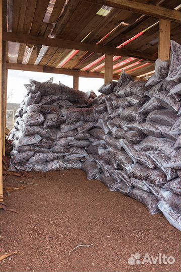 Кора лиственницы. Фракция 0-15 мм